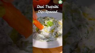 Desi Tzatziki Dip /spread l Desi-Style Tzatziki Dip Recipe | A Healthy Fusion of Flavors l Party Dip