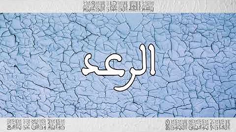 القرآن القارئ توفيق النوري سورة الرعد 013