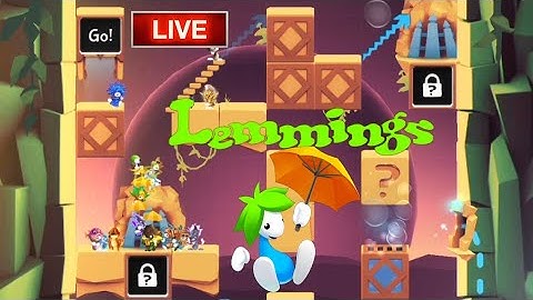 Lemmings game live - Can I save all the Lemmings? #lemmings_walkthrough #lemmings #livestream