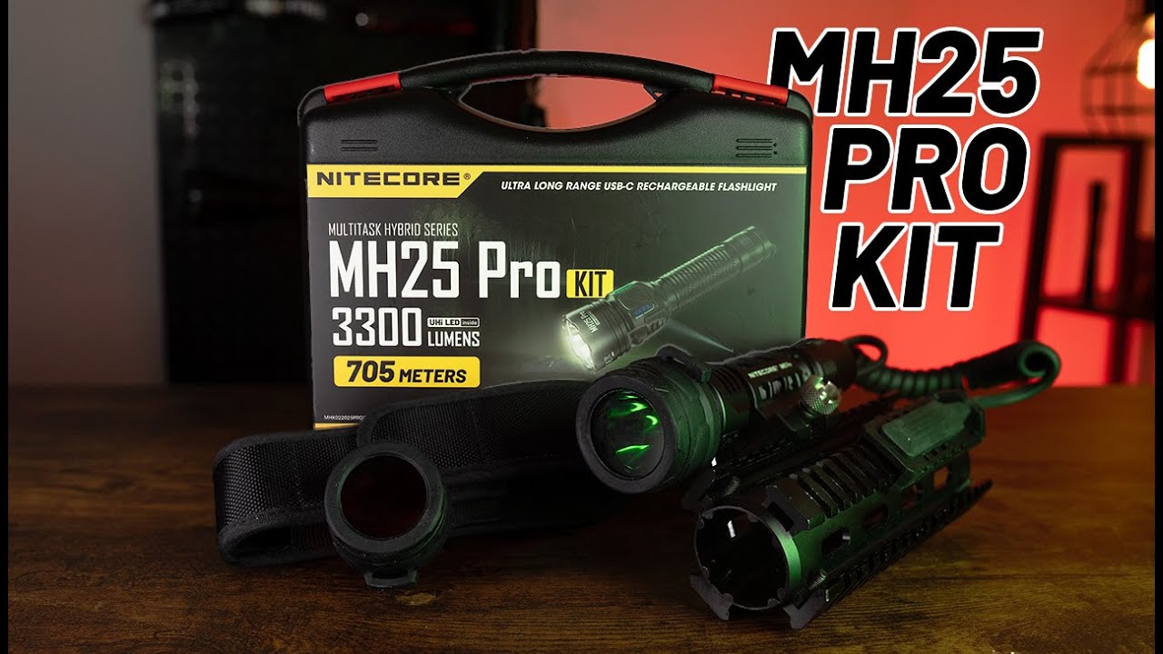 Nitecore MH25 Pro Rechargeable LED Flashlight MH25 PRO B&H Photo