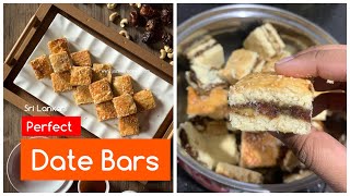 Date Bars | டேட் பார்ஸ் | Sri Lankan Recipes | Date slices | Date Cookie Bar | Date squares Date bar screenshot 4