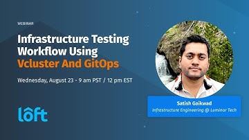 Developing Infrastructure Testing Workflow using vcluster + GitOps