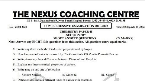 GUESS PAPER CLASS 9 KARACHI BOARD 2022