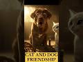 CAT AND DOG FRIENDSHIP STORY | KUTTA BILLI DOSTI | #shorts #dogcat  #aishorts