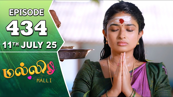 Malli Serial | Episode 434 | 11th July 2025 | Nikitha | Vijay | Saregama Dice TV Shows Tamil