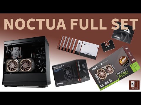 NOCTUA FULL SET X HYTE Y40 BLACK ZERO RGB PC