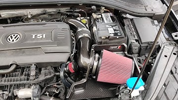 MK7 Jetta GLI APR Open Carbon Fiber Intake "Sound Clip"