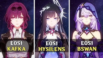 Hysilens E0S1 with Kafka E0S1 & Black Swan E0S1 | Triple DoT Team - Honkai: Star Rail