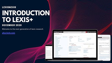 Introduction to Lexis+ for Faculty