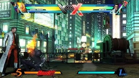 ULTIMATE MARVEL VS. CAPCOM 3 training