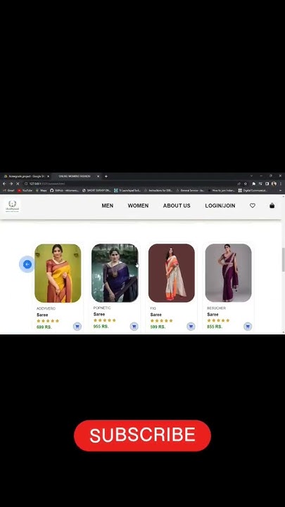 SHOPPING WEBSITE USING HTML & CSS #completewebsite #css3 # ...