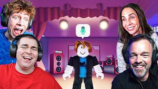 ROBLOX KARAOKE WITH MY FAMILY 💀