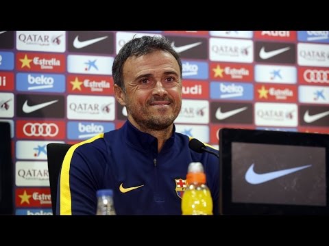 Rueda de prensa de Luis Enrique (08/04/2016)