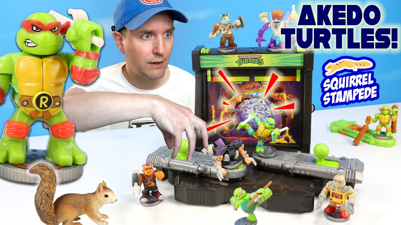 Akedo Teenage Mutant Ninja Turtles Battle Arena Playset With Mini Figures :  Target