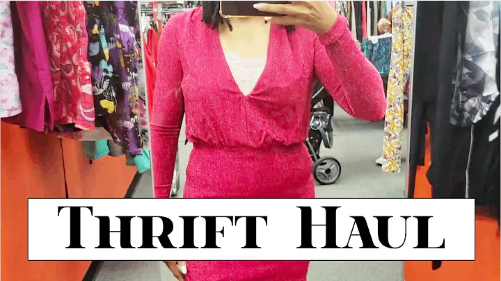 Thrift with Me | Thrifting Fall 2022 Trends + New Dossier Scents | Styling Try-on Haul | Model Image