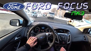 Ford Focus Mk3 Wagon 1.6 (105) POV TEST DRIVE
