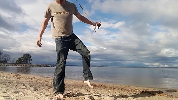 Rope dart kick variations.