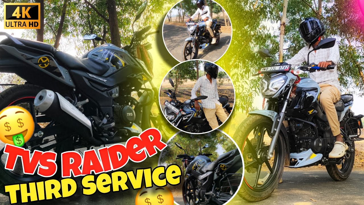 Trvs Rider TVS RIDER 3RD SERVICING 🤩 FINALLY - YouTube