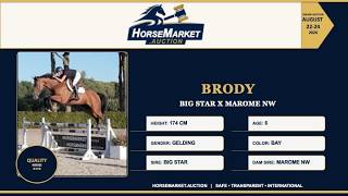 BRODY IN THE HORSEMARKET.AUCTION WEEK 35 UNDER THE SADDLE BIDDING AUGUST 22 TO AUGUST 24