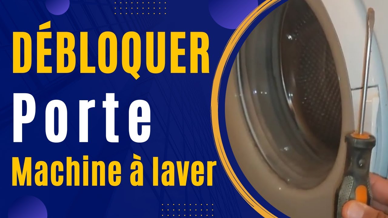 3 astuces pour débloquer facilement le hublot de la machine à laver : Femme  Actuelle Le MAG