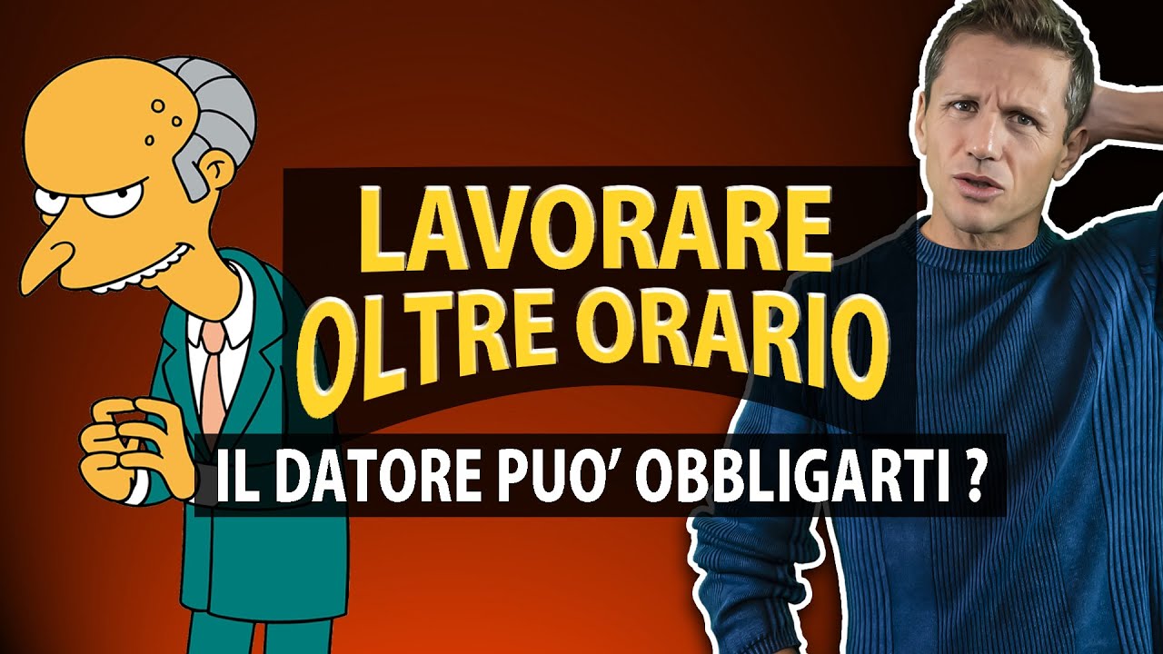Il datore può obbligarti a lavorare oltre l’orario? | avv. Angelo Greco