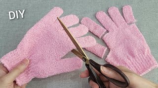 I make MANY and SELL them all! Super Genius Recycling Idea with Old glove  DIY