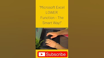 How to Convert Text to Lowercase in Excel (EASY!) #excel #shortsfeed #shorts #viralvideo