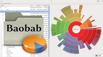 Baobab, disk usage analyzer from GNOME