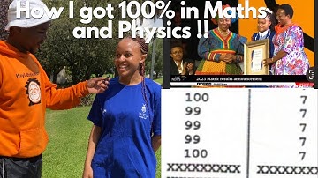 National Top Achiever | How I got 100% in Maths and Physics |7 distinctions