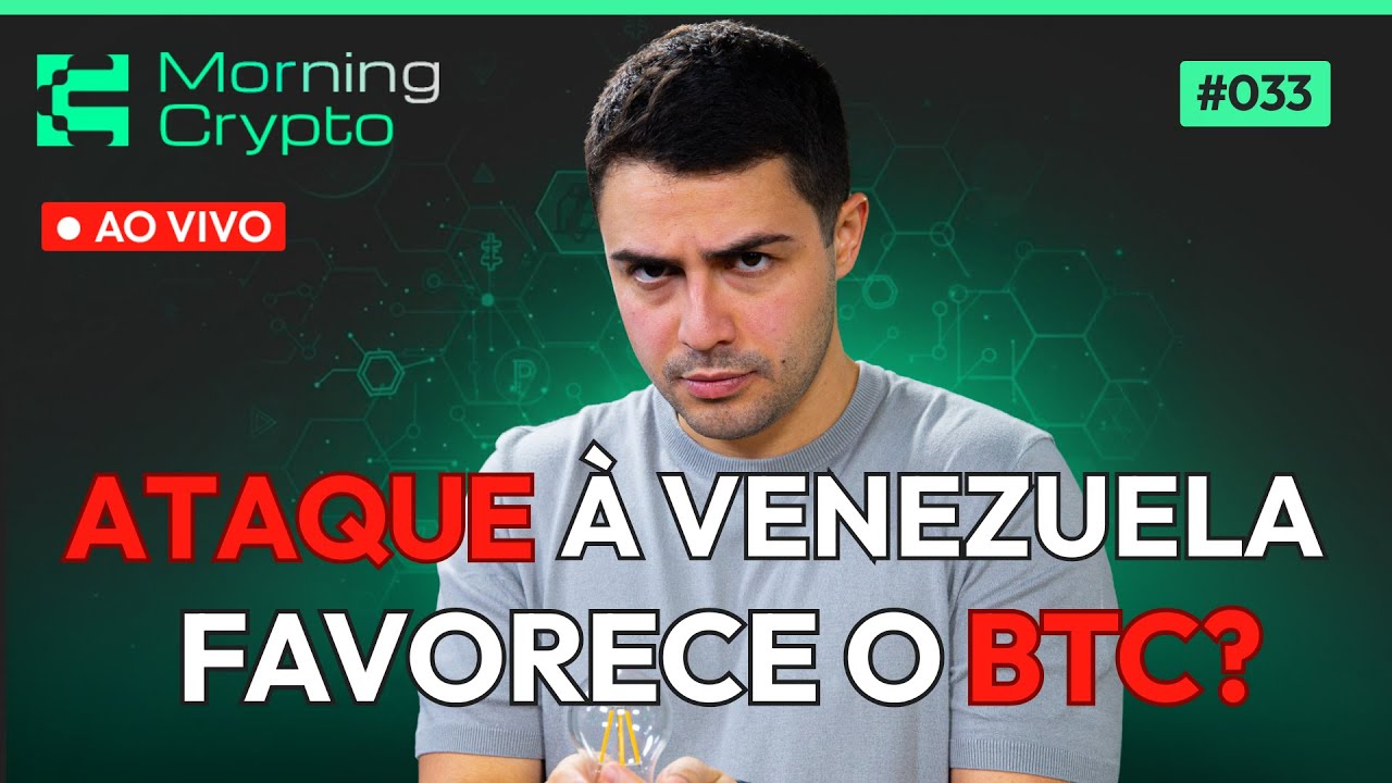 Bitcoin reage à invasão de Trump na Venezuela: Veja o impacto no mercado |  Morning Crypto #33