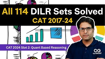 All 114 DILR Sets Solved | CAT 2017–2024 | CAT 2024 Slot 2: Quant-Based Reasoning | Set 3