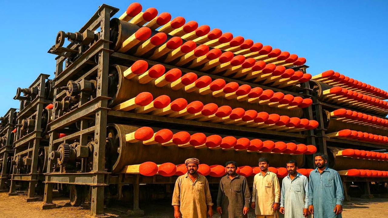 Удивительно, как пакистанские предприятия производят миллионы спичек каждый день - @Pakistani-Hands