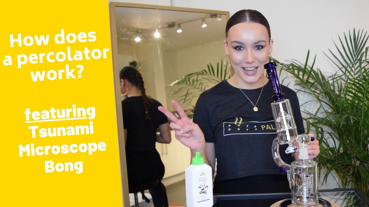 How Does a Bong Percolator Work? ft. Tsunami Microscope | Puff Puff Palace
