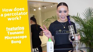How Does a Bong Percolator Work? ft. Tsunami Microscope | Puff Puff Palace