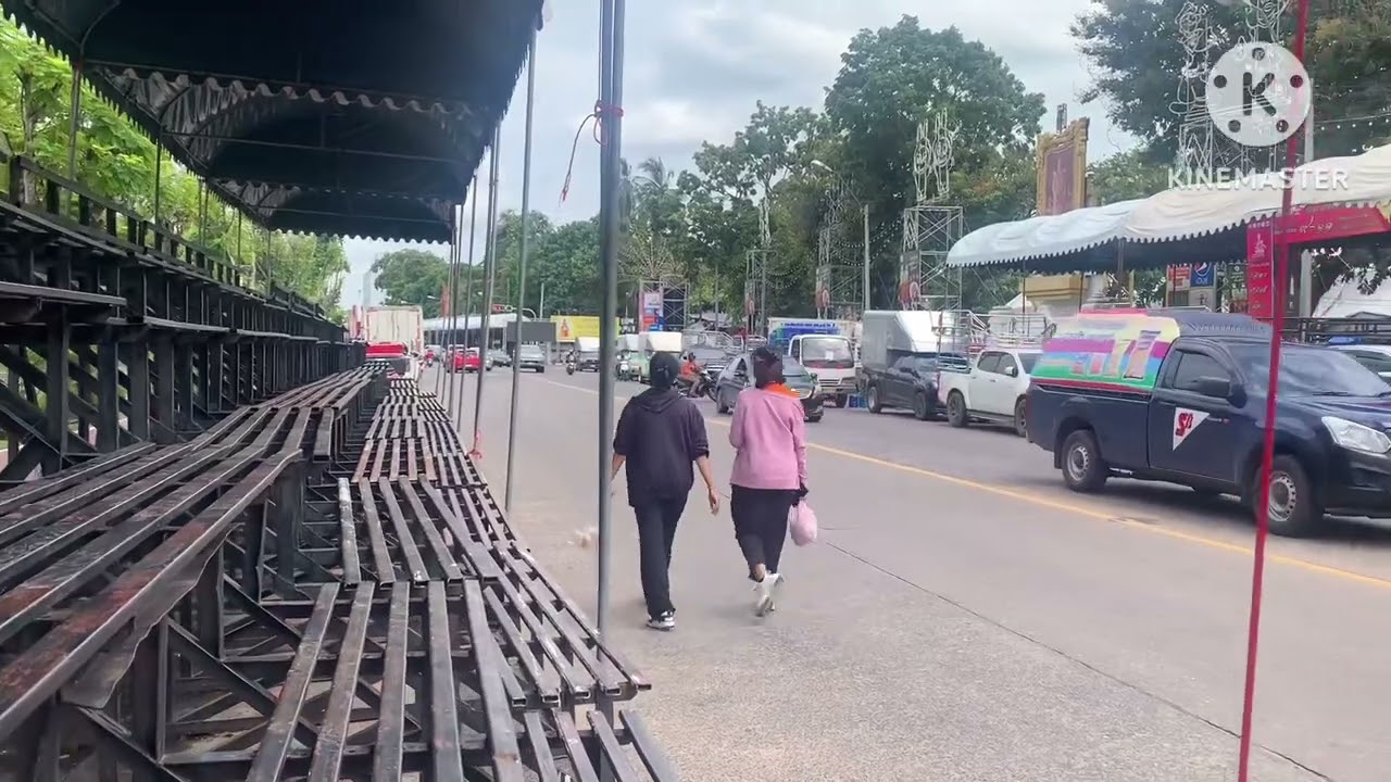 บรรยากาศล่าสุดก่อนงานประเพณีแห่เทียนพรรษาจังหวัดอุบลราชธานีจะเริ่มในวันที่ 9-13 กรกฎาคม 2568