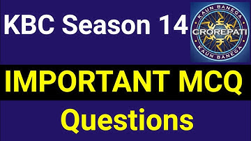 KBC Season 14 // Important MCQ Questions // Olympic games