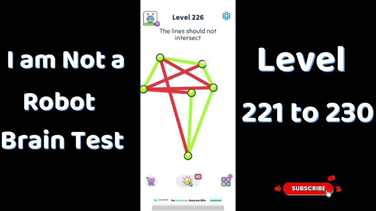 I Am Not a Robot Level 221  to 230  Solutions | Brain Test Walkthrough 🤖🧠 | Go Answer
