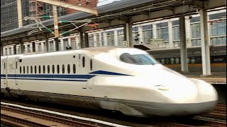 🇯🇵🅰️🚅700-E2 set『TEST RUN』🅱️🚅N700S『NOZOMI #27 for Hakata』・🇯🇵🅰️🚅700系E2編成『試運転』🅱️🚅N700S『のぞみ27号博多行き』