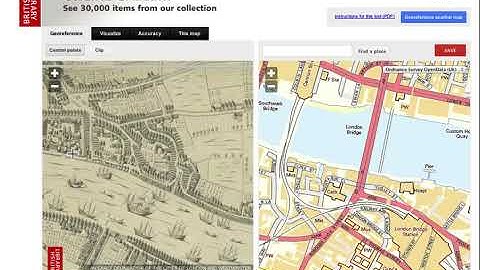 Georeferencer of the British Library