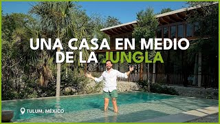 ¡Casa tropical en pleno medio de la jungla!