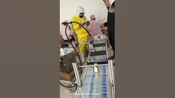 Automatic empty bag paging machine with automatic inkjet printer machine