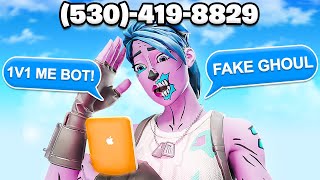 I Put My Phone Number on my Rarest Fortnite Skin..