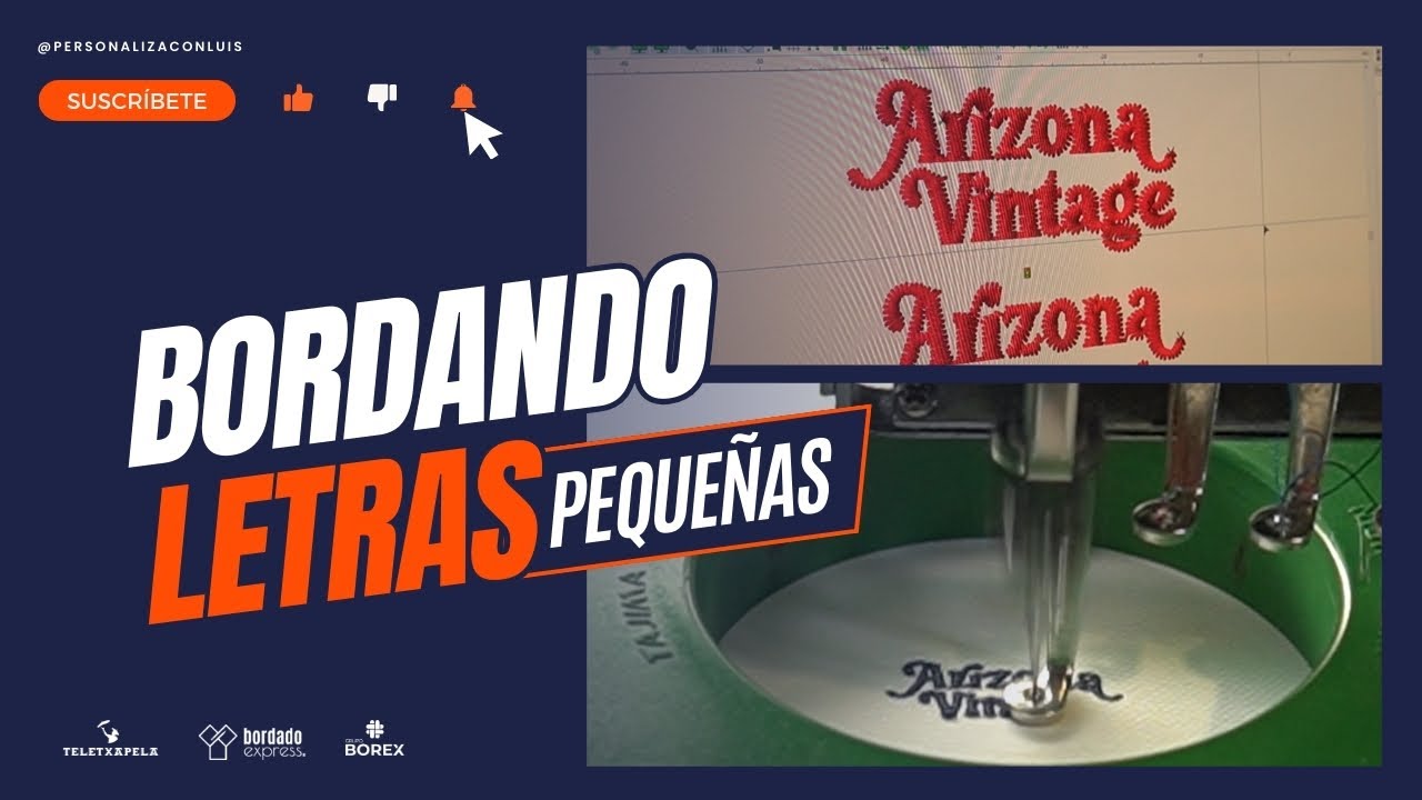 ¡El Secreto para saber Cómo Bordar Letras Pequeñas Perfectas que Nadie Te Cuenta! 😱🧵
