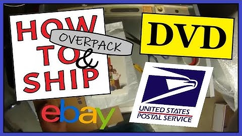How To OVERPACK & Ship a DVD | Easy, Safe & Cheap | USPS First Class Mail Shipping w/ Bubble Mailer