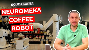 Neuromeka Coffee Robot - Robot Barista Robosita from South Korea (Indy 7 indy7)