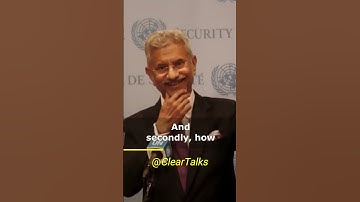 "World is Not Stupid", Jaishankar Shuts Up Pakistani Reporter on Terrorism
