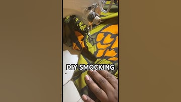 DIY MACHINE SMOCKING #smocking #smockingtutorial #sewing #sew #diy #sewingtips #fashion #sewist