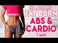 LOW IMPACT HIIT &amp; ABS BURN (Full Body Fat Burn) | 7 min Workout