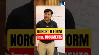 NORCET Form Filling Important Documents #norcet9