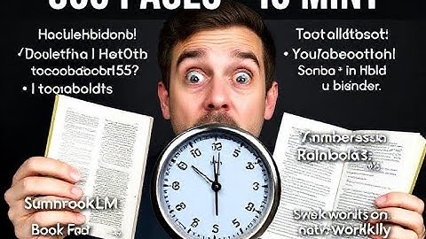 How I Summarized a 300-Page Book in 10 Minutes Using NotebookLM 2025 (Full Demo)